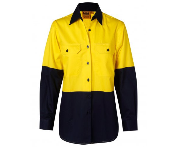 LADIES LONG SLEEVE SAFETY SHIRT SW64 LADIES LONG SLEEVE SAFETY SHIRT SW64