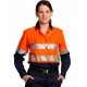 LADIES LONG SLEEVE SAFETY SHIRT SW65 LADIES LONG SLEEVE SAFETY SHIRT SW65