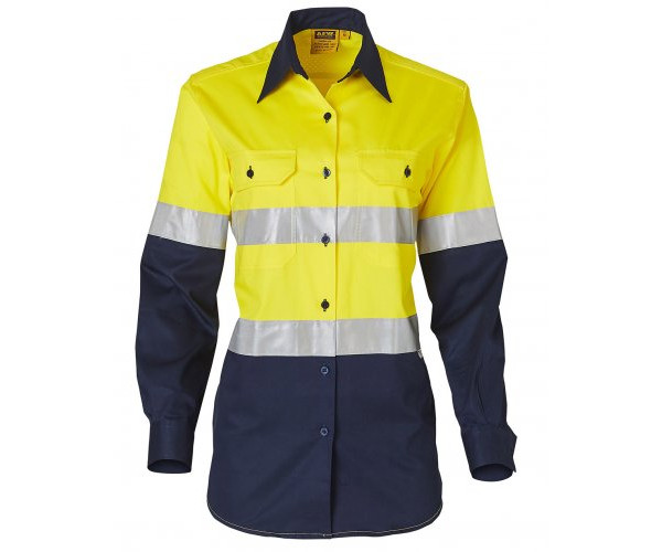 LADIES LONG SLEEVE SAFETY SHIRT SW65 LADIES LONG SLEEVE SAFETY SHIRT SW65