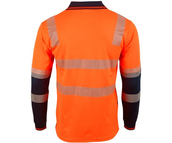 UNISEX TRUEDRY® BIOMOTION SEGMENTED LS SAFETY POLO SW74 UNISEX TRUEDRY® BIOMOTION SEGMENTED LS SAFETY POLO SW74