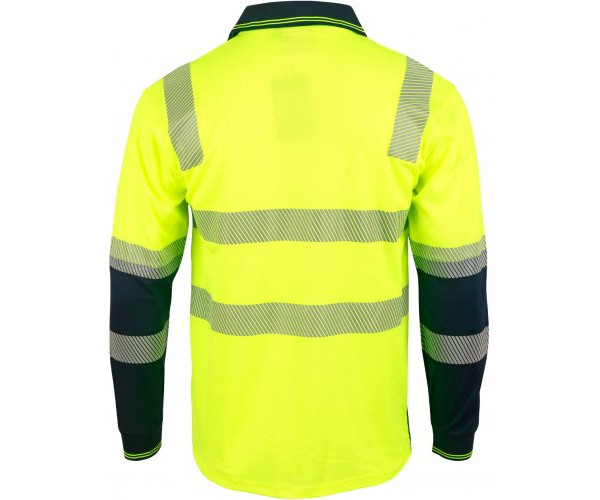 UNISEX TRUEDRY® BIOMOTION SEGMENTED LS SAFETY POLO SW74 UNISEX TRUEDRY® BIOMOTION SEGMENTED LS SAFETY POLO SW74
