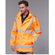 Unisex Vic Rail Hi Vis Safety Jacket Unisex Vic Rail Hi Vis Safety Jacket
