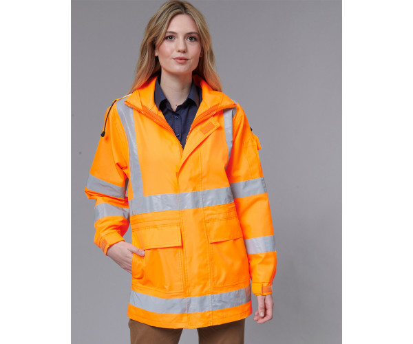 Unisex Vic Rail Hi Vis Safety Jacket Unisex Vic Rail Hi Vis Safety Jacket