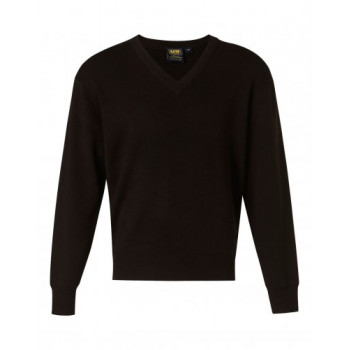 Unisex Wool/ Acrylic V-Neck Jumper Wj01