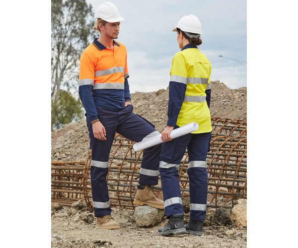 LADIES HEAVY COTTON DRILL CARGO PANTS WITH BIOMOTION 3M TAPES WP15HV LADIES HEAVY COTTON DRILL CARGO PANTS WITH BIOMOTION 3M TAPES WP15HV