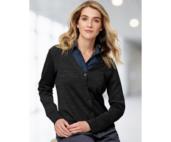 Womens V-Neck Long Sleeve Cardigan M9602 Womens V-Neck Long Sleeve Cardigan M9602