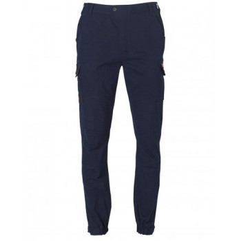 Mens Stretch Cargo Work Pants With Design Panel Treatment
