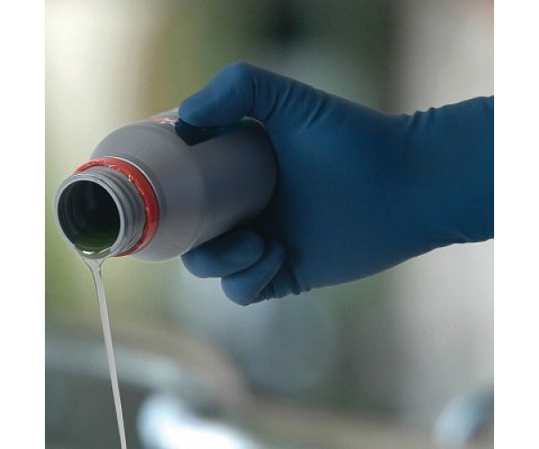 Latex High Risk Gloves Powder Free High Risk Bastion Latex High Risk Powder Free Long Cuff Blue Gloves Disposable Gloves