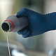 Latex High Risk Gloves Powder Free High Risk Bastion Latex High Risk Powder Free Long Cuff Blue Gloves Disposable Gloves