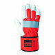 NAVARRO HIGH VIZ PREMIUM LEATHER RIGGER GLOVES NAVARRO HIGH VIZ PREMIUM LEATHER RIGGER GLOVES Cut Resistant Gloves