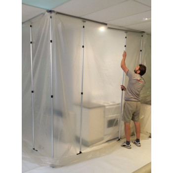 Extender Wall 8 Pole & Top Seal Rail Kit 3.9m