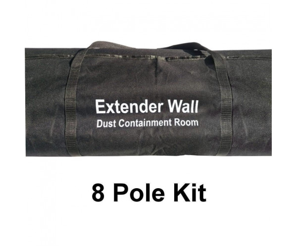 Extender Wall 8 Pole & Top Seal Rail Kit 3.9m MAX Extender Wall