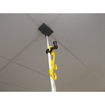 Extension Lead Stand Adjustable Pole And Hook