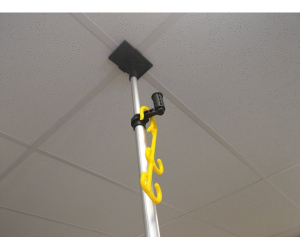 Extension Lead Stand Adjustable Pole & Hook Wall To Floor Extension Lead Stand Adjustable Pole and Hook Lead Stands & Hooks
