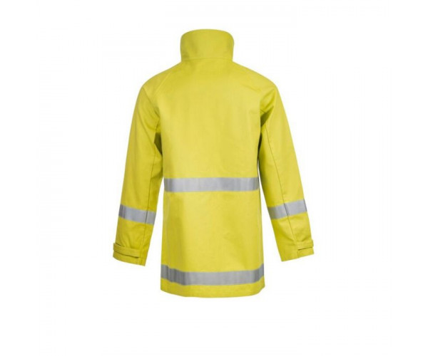 FIRE - FIGHTING JACKET WITH FR REFLECTIVE TAPE LIME YELLOW FIRE - FIGHTING JACKET WITH FR REFLECTIVE TAPE LIME YELLOW