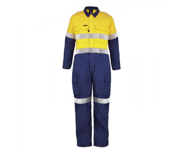 HI VIS TWO TONE COVERALL WITH FR REFLECTIVE TAPE HI VIS TWO TONE COVERALL WITH FR REFLECTIVE TAPE