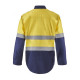 OPEN FRONT SHIRT WITH GUSSET SLEEVES AND FR REFLECTIVE TAPE OPEN FRONT SHIRT WITH GUSSET SLEEVES AND FR REFLECTIVE TAPE