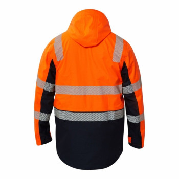 Volt Fr Hi Vis Wet Weather Segmented Reflective Jacket