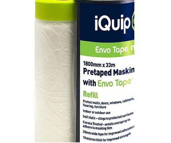 IQUIP ENVO Pre Taped Masking Film Dispenser and Refill