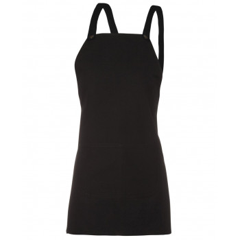 Cross Back Bib Canvas Apron - Without Strap