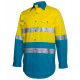 HI VIS Long Sleeve Shirt With Reflective Tape