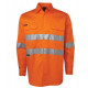 HI VIS Long Sleeve Shirt With Reflective Tape