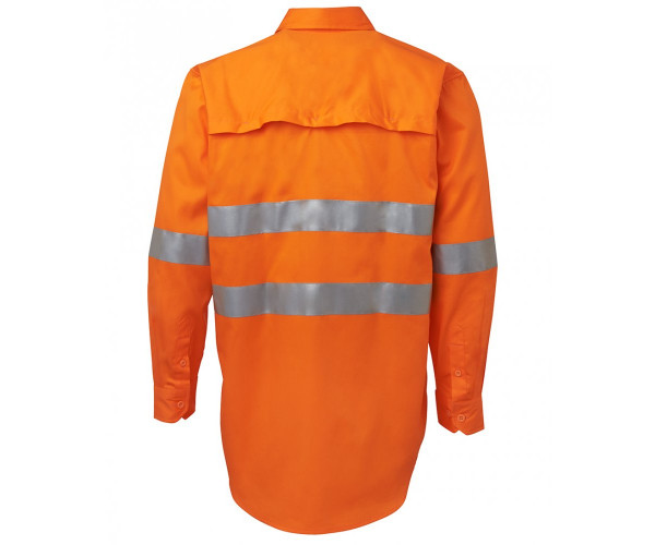 HI VIS Long Sleeve Shirt With Reflective Tape