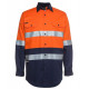HI VIS Long Sleeve Shirt With Reflective Tape
