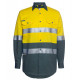 HI VIS Long Sleeve Shirt With Reflective Tape
