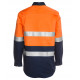 HI VIS Long Sleeve Day & Night 190G CLOSE FRONT SHIRT