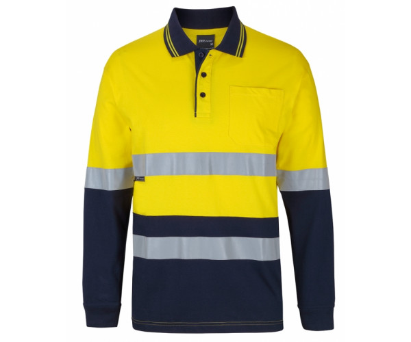 HI VIS (Day & Night) LONG SLEEVES COTTON POLO