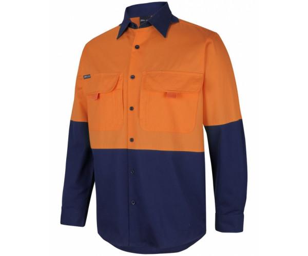HI VIS RIPSTOP L/S FISHING SHIRT