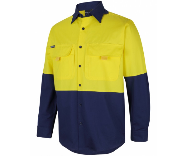 HI VIS RIPSTOP L/S FISHING SHIRT