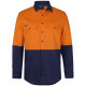 HI VIS LONG SLEEVES STRETCH WORK SHIRT