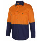 HI VIS LONG SLEEVES STRETCH WORK SHIRT