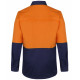 HI VIS LONG SLEEVES STRETCH WORK SHIRT