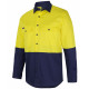 HI VIS LONG SLEEVES STRETCH WORK SHIRT