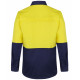 HI VIS LONG SLEEVES STRETCH WORK SHIRT