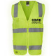 Covid Marshal HI VIS Zipper Vest Crowd Safety