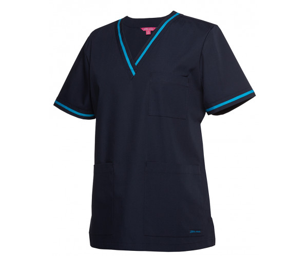 Ladies Contrast Scrub Top Ladies Contrast Scrub Top