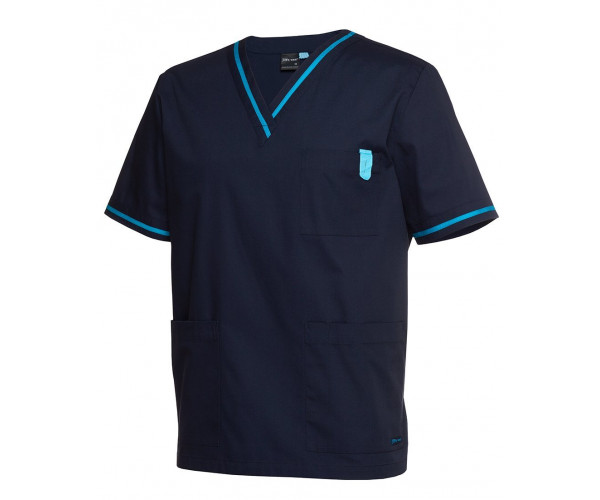 Unisex Contrast Scrub Top Unisex Contrast Scrub Top