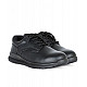 MICROFIBRE LACE UP STEEL TOE SHOE BLACK MICROFIBRE LACE UP STEEL TOE SHOE BLACK