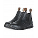 MICROFIBER SAFETY ELASTIC SIDED BLACK BOOT MICROFIBER SAFETY ELASTIC SIDED BLACK BOOT