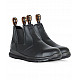 MICROFIBER SAFETY ELASTIC SIDED BLACK BOOT MICROFIBER SAFETY ELASTIC SIDED BLACK BOOT