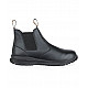 MICROFIBER SAFETY ELASTIC SIDED BLACK BOOT MICROFIBER SAFETY ELASTIC SIDED BLACK BOOT
