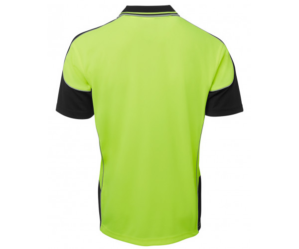 HI VIS Polo Shirt Coloured Sleeves