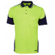 HI VIS Polo Shirt Coloured Sleeves