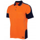 HI VIS Polo Shirt Coloured Sleeves