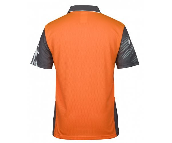 HI VIS Southern Cross Short Sleeve Polo