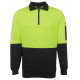 JBs HI VIS Fleecy Sweat with Half Zip JBs HI VIS Fleecy Sweat with Half Zip